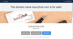 Desktop Screenshot of luxuryhub.com