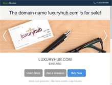 Tablet Screenshot of luxuryhub.com